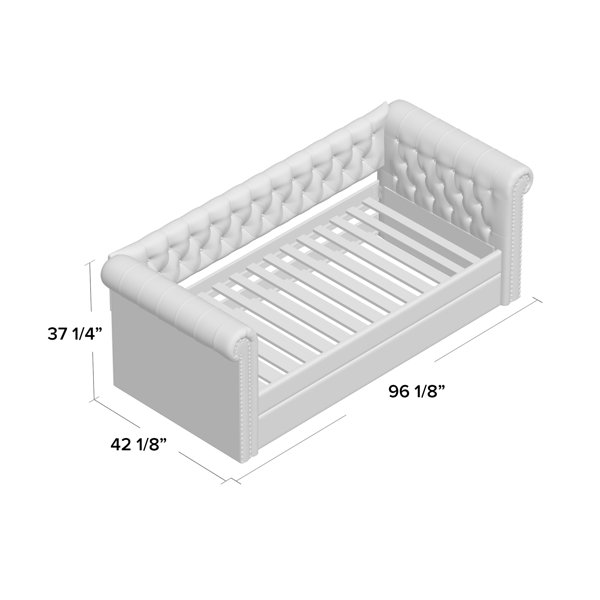 Alcott Hill® Zac Upholstered Daybed with Trundle & Reviews Wayfair